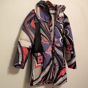 Vintage Pucci Ski Jacket with leather details